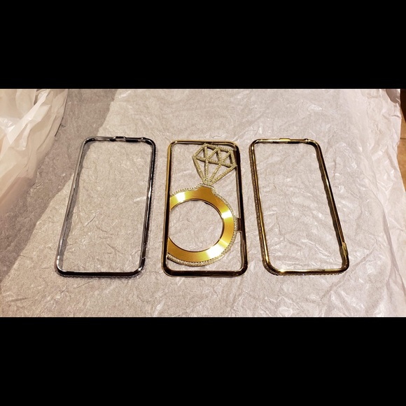 Accessories - iPhone 6 Plus case die-cut diamond w rhinestones